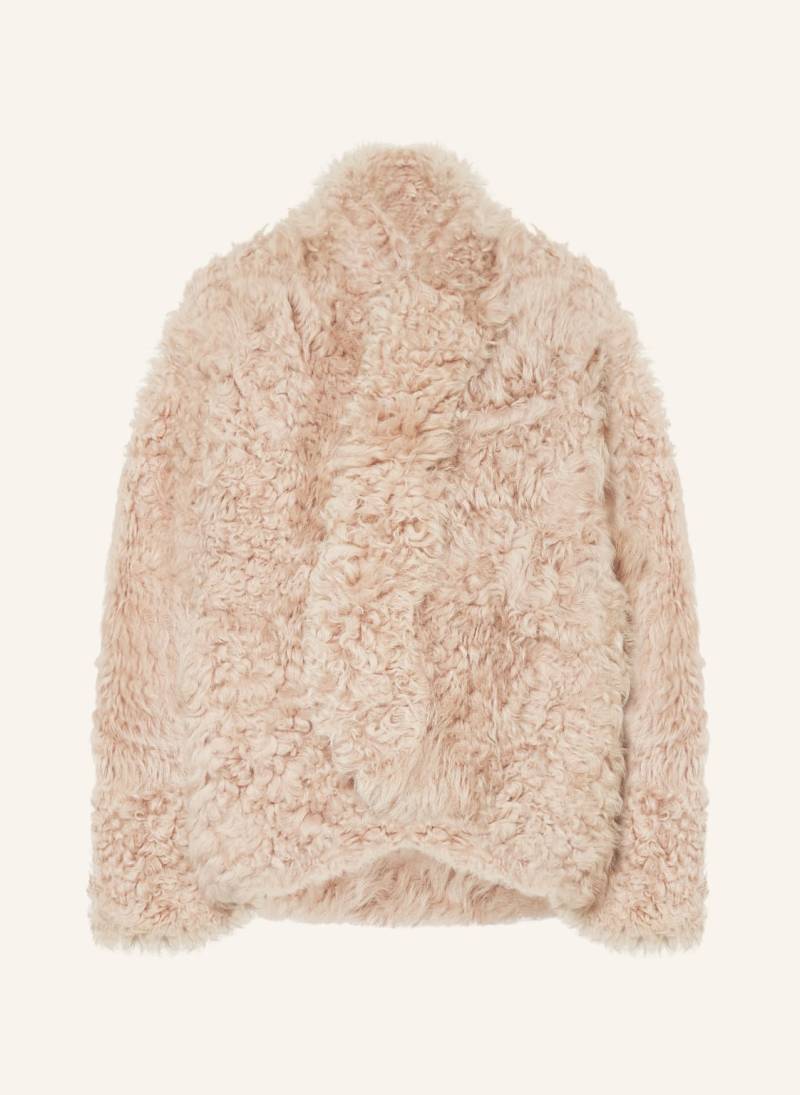 Remain Lederjacke Zum Wenden beige von REMAIN