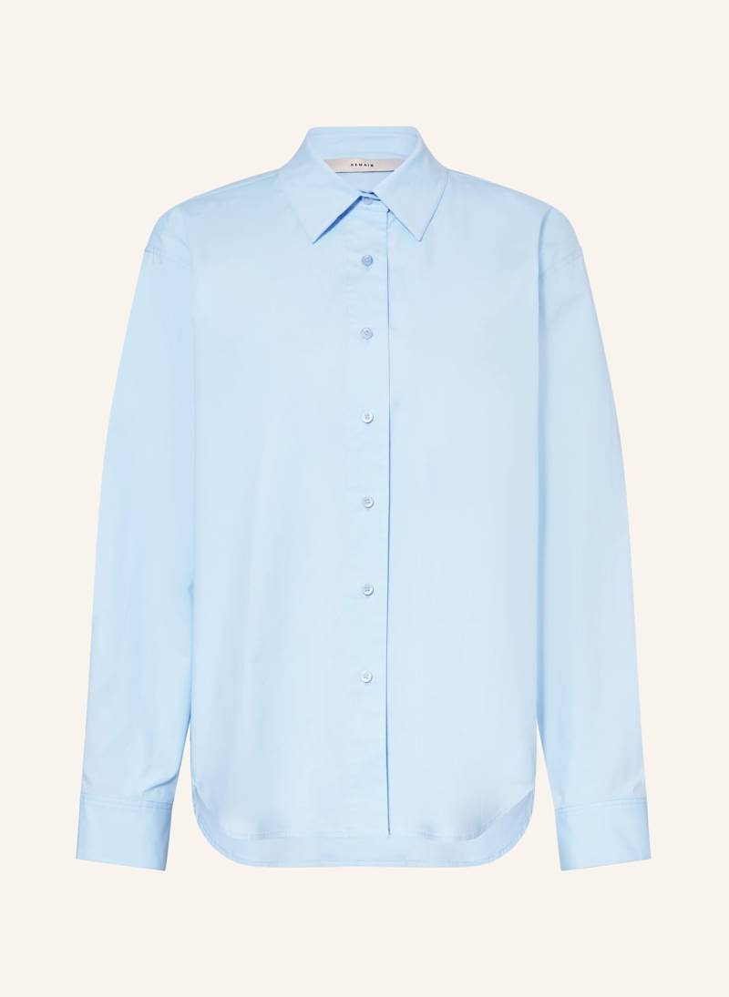 Remain Oversized-Hemdbluse blau von REMAIN