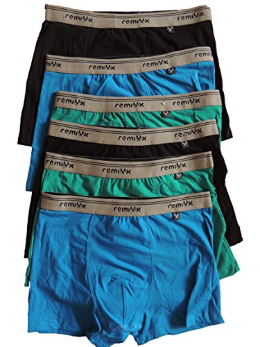 REMIXX 6 Stück Jungen Boxershorts Größe 152-176 (152-164) von REMIXX