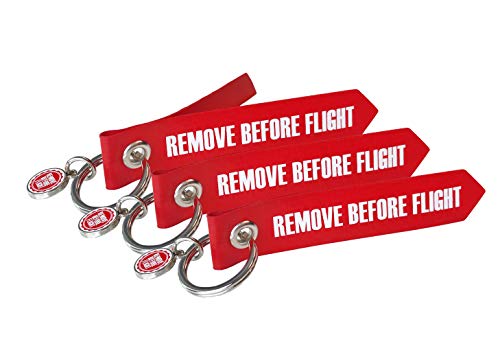 REMOVE BEFORE FLIGHT Mini-Originals 3 Stück - Original Luftfahrtmaterial von REMOVE BEFORE FLIGHT