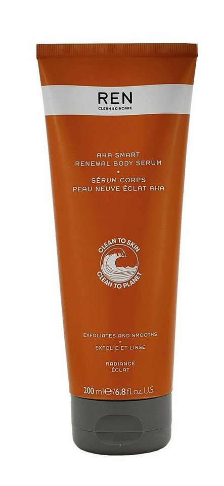 REN Clean Skincare Gesichtsserum REN AHA Smart Renewal Body Serum 200ml REN Clean Skincare Gesichtsserum REN AHA Smart Renewal Body Serum 200ml von REN Clean Skincare