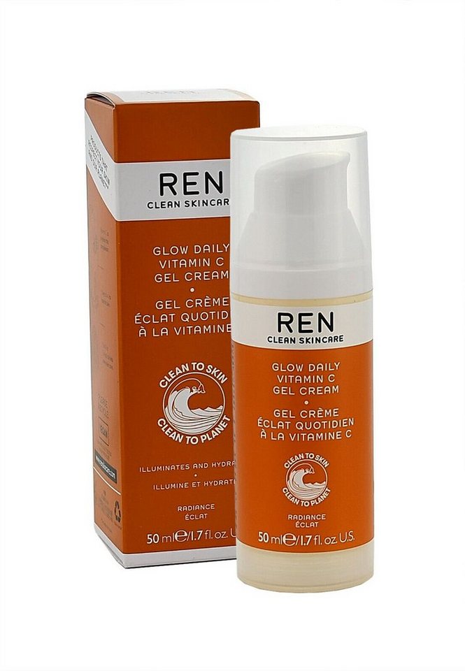 REN Clean Skincare Tagescreme REN RADIANCE VEGAN GLOW DAILY VITAMIN C GEL CREAM REN Clean Skincare Tagescreme REN RADIANCE VEGAN GLOW DAILY VITAMIN C GEL CREAM von REN Clean Skincare