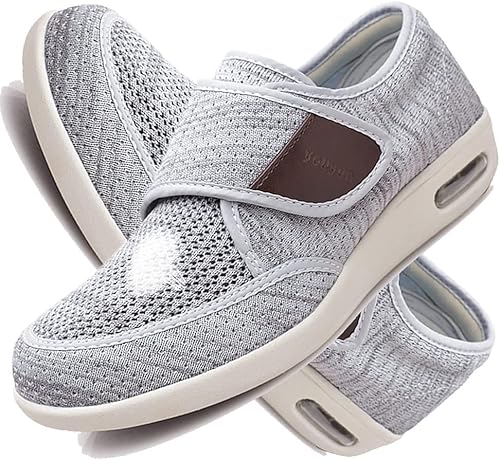 Diabetiker Schuhe Herren Damen Extra Weit Klettverschluss Weite Passform Schuhe für Geschwollene Füße Verstellbare Verschlüse Orthopädische Schuhe Senioren Turnschuhe ( Color : B , Size : 49 EU ) Diabetiker Schuhe Herren Damen Extra Weit Klettverschluss Weite Passform Schuhe für Geschwollene Füße Verstellbare Verschlüse Orthopädische Schuhe Senioren Turnschuhe ( Color : B , Size : 49 EU ) von RENBING