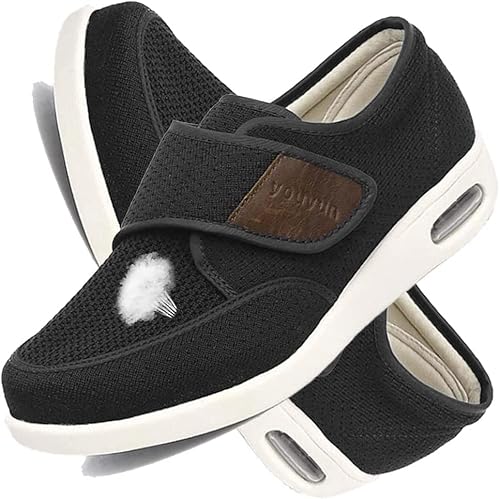 Diabetiker Schuhe Herren Damen Extra Weit Klettverschluss Weite Passform Schuhe für Geschwollene Füße Verstellbare Verschlüse Orthopädische Schuhe Senioren Turnschuhe ( Color : D , Size : 37 EU ) Diabetiker Schuhe Herren Damen Extra Weit Klettverschluss Weite Passform Schuhe für Geschwollene Füße Verstellbare Verschlüse Orthopädische Schuhe Senioren Turnschuhe ( Color : D , Size : 37 EU ) von RENBING