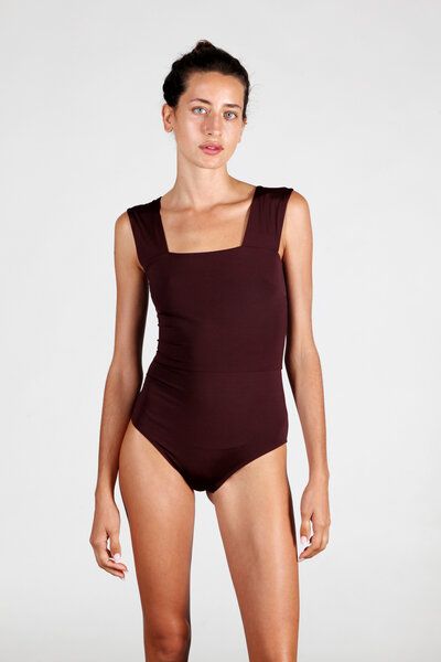 RENDL Swimsuit No.6 - minimalistischer Badeanzug mit breiten Trägern für alle Größen von RENDL