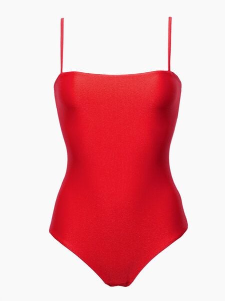 RENDL Swimsuit No.8 - Minimalistischer Badeanzug mit Spaghetti Trägern von RENDL