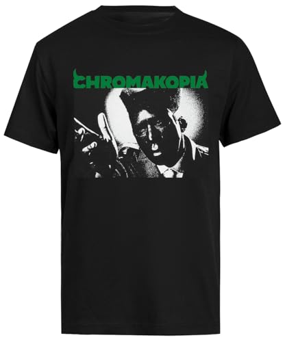Tyler Chromakopia T-Shirt Schwarzes Herren-Kurzarm-Normal-T-Shirt von RENDYTE