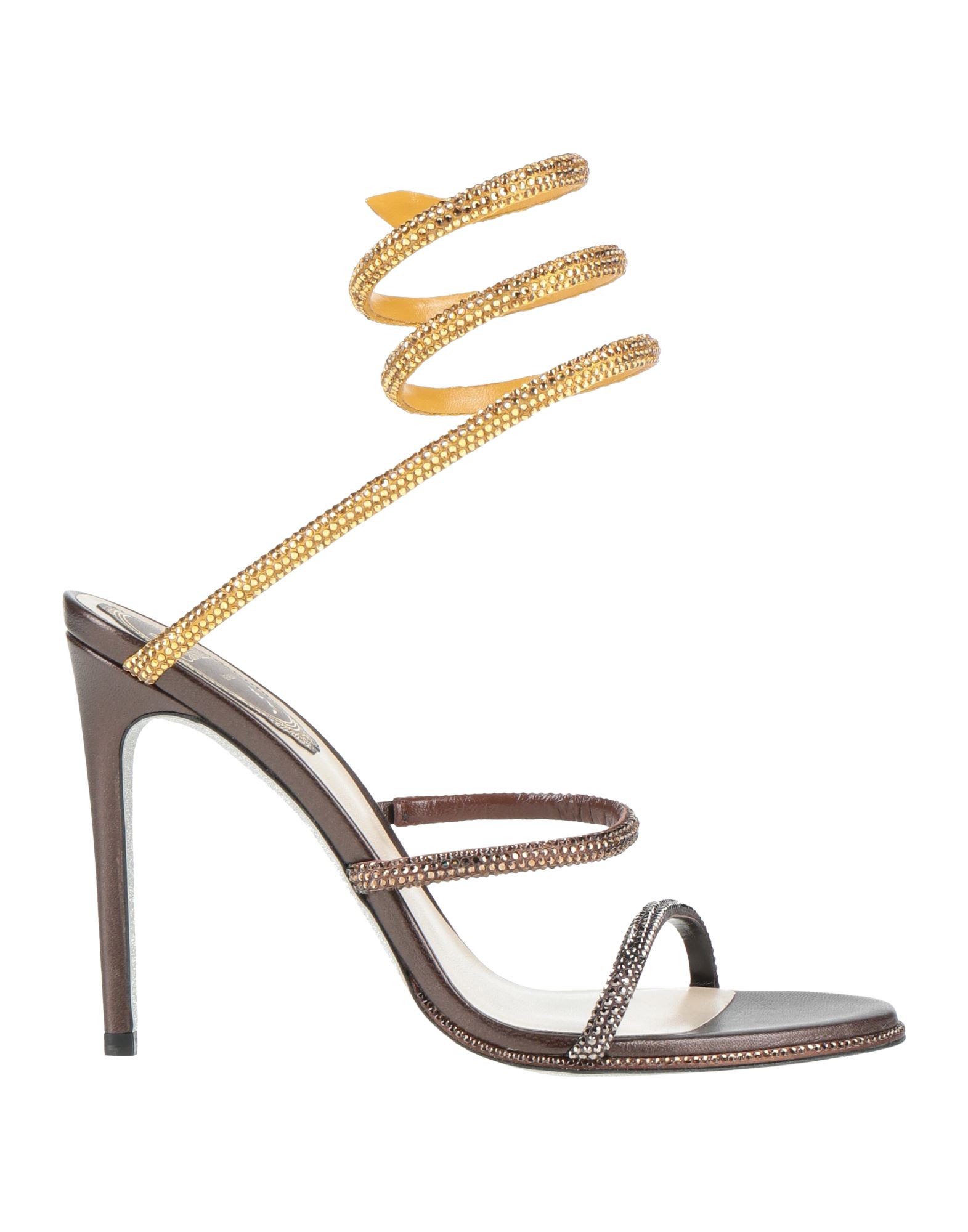 RENE' CAOVILLA Sandale Damen Braun von RENE' CAOVILLA