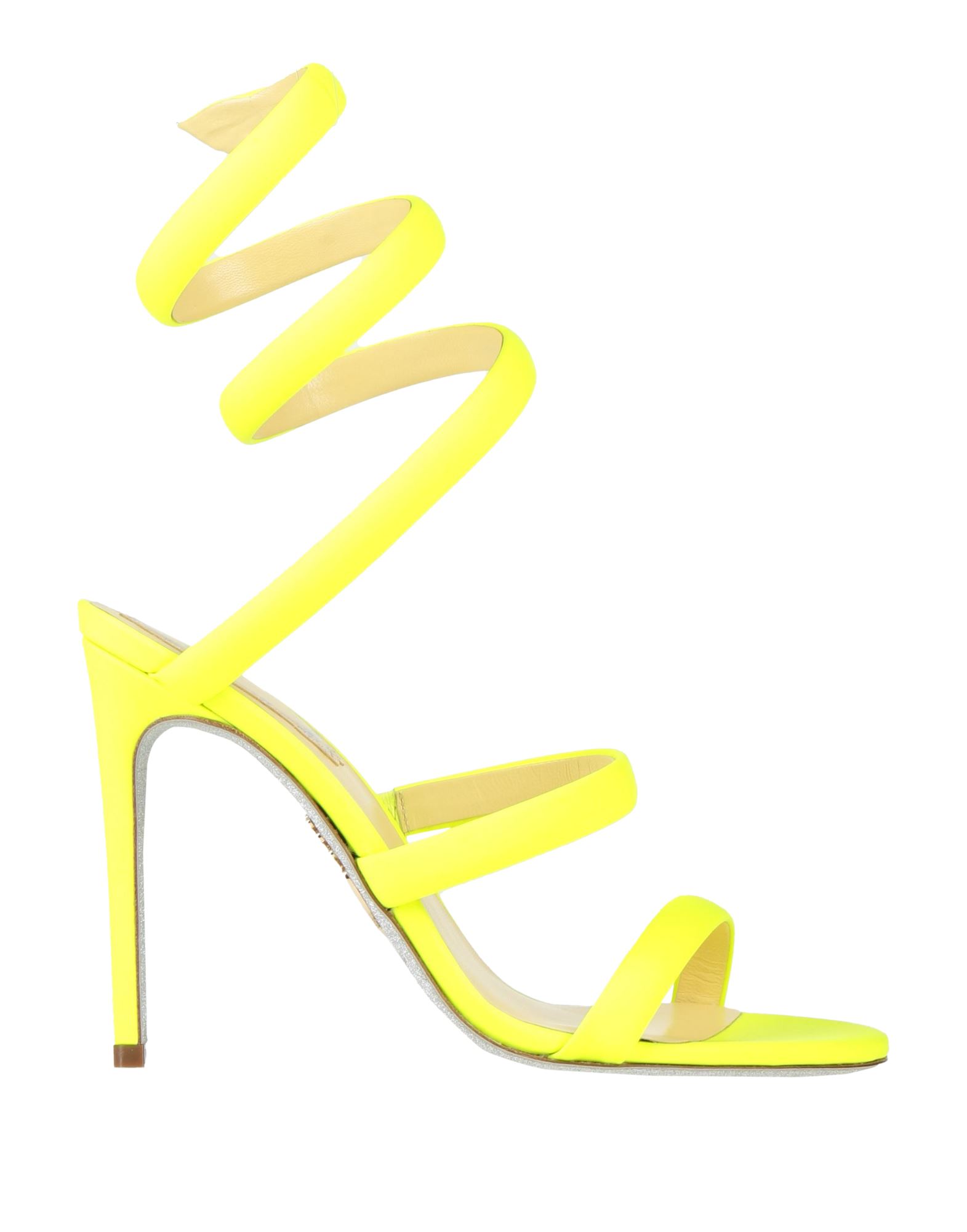 RENE' CAOVILLA Sandale Damen Gelb von RENE' CAOVILLA