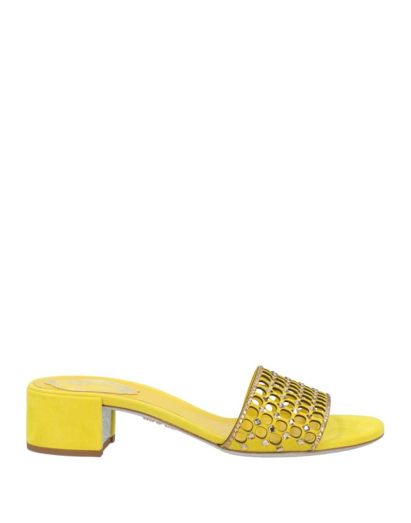 RENE' CAOVILLA Sandale Damen Gelb von RENE' CAOVILLA