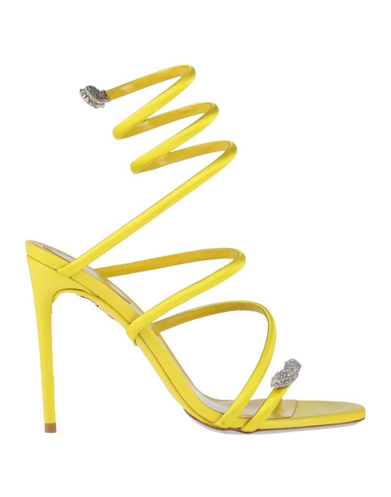 RENE' CAOVILLA Sandale Damen Gelb von RENE' CAOVILLA