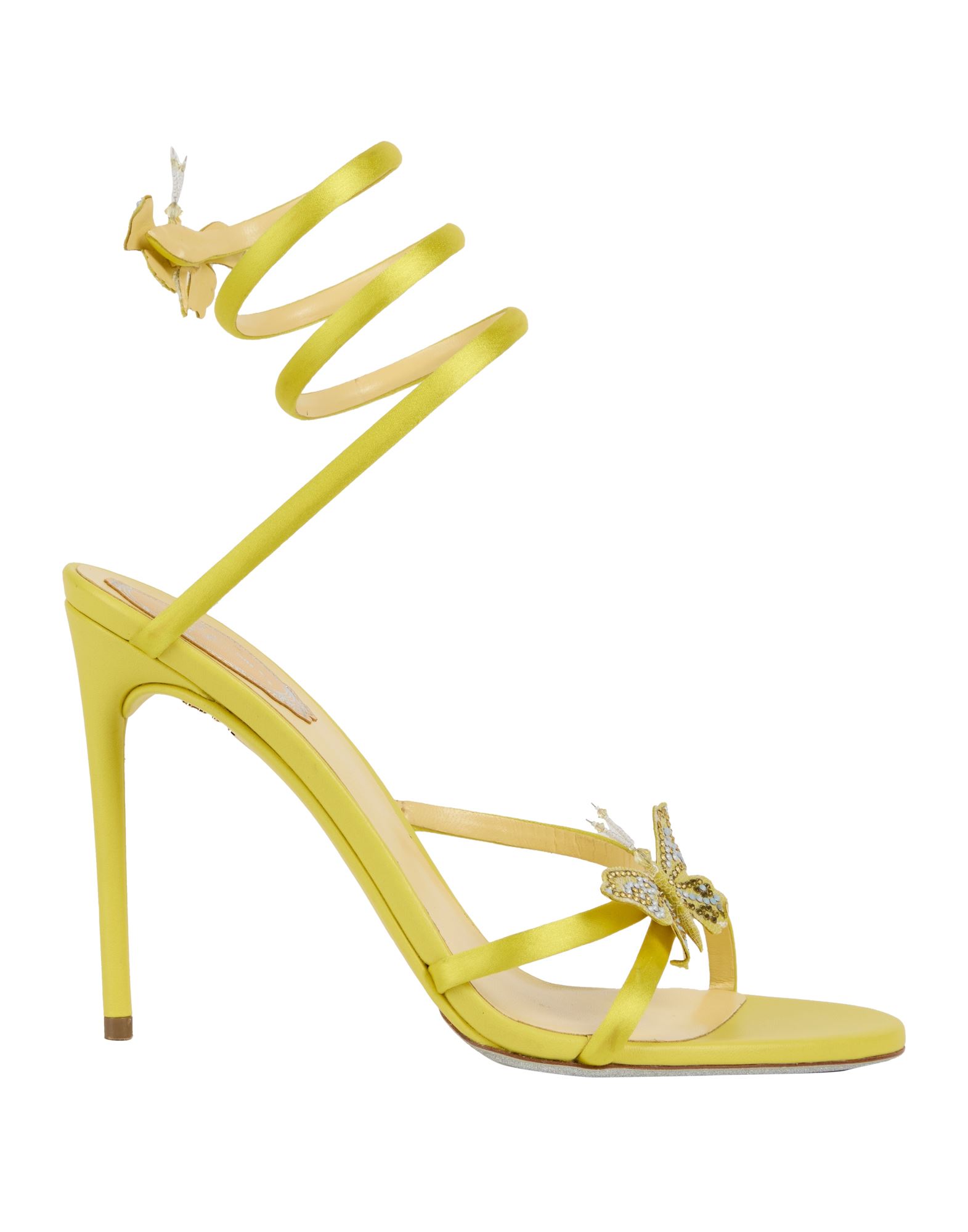 RENE' CAOVILLA Sandale Damen Gelb von RENE' CAOVILLA