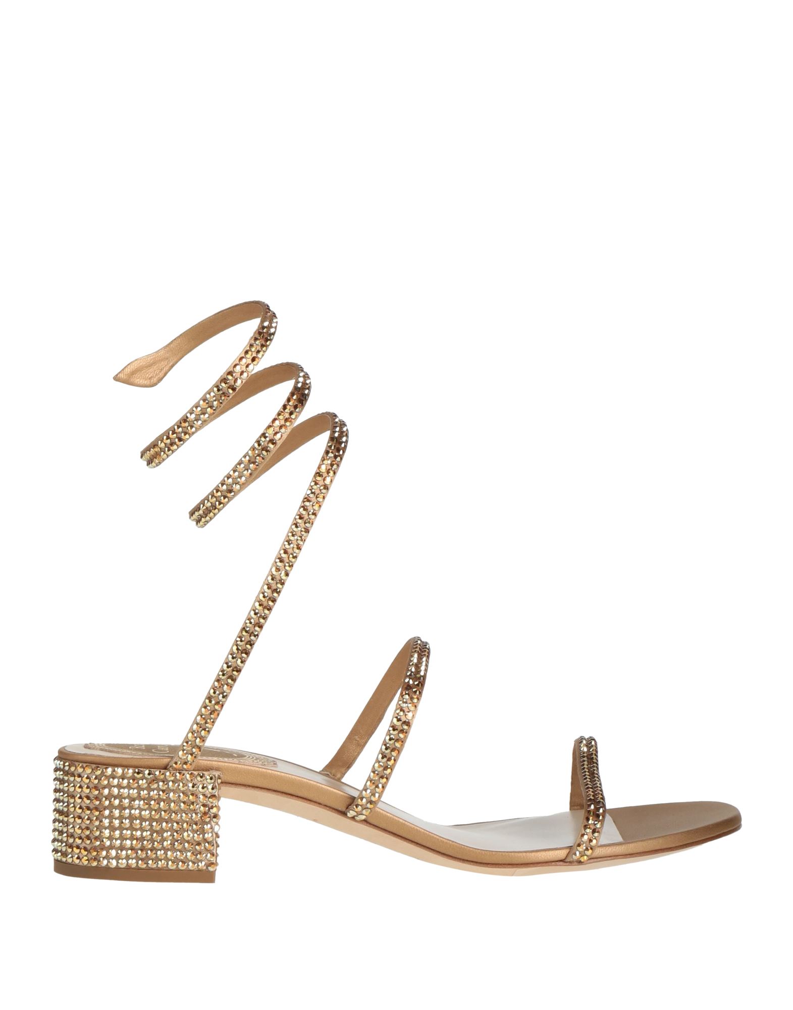 RENE' CAOVILLA Sandale Damen Gold von RENE' CAOVILLA