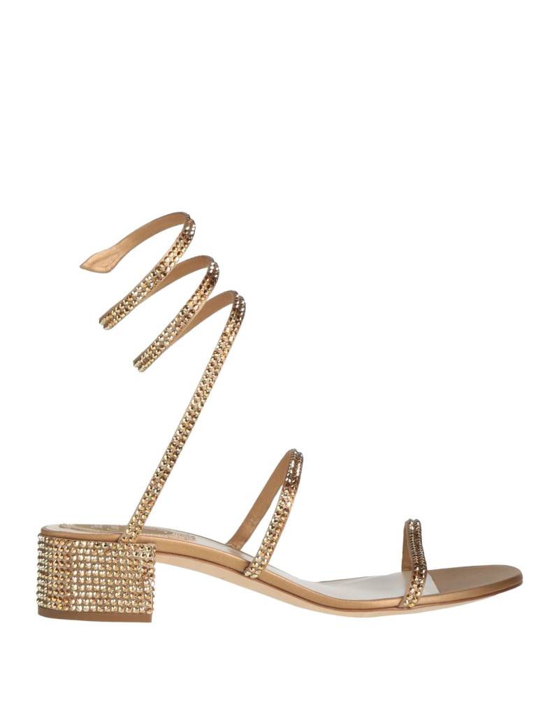 RENE' CAOVILLA Sandale Damen Gold von RENE' CAOVILLA