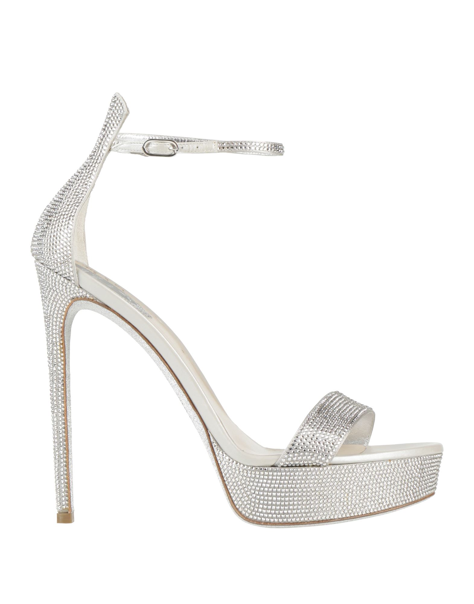 RENE' CAOVILLA Sandale Damen Hellgrau von RENE' CAOVILLA