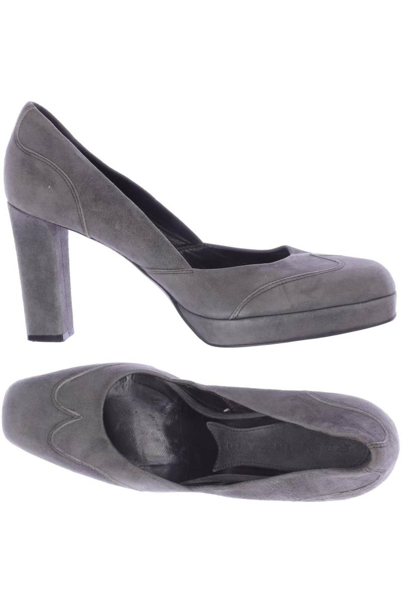 Rene Lezard Damen Pumps, grau, Gr. 39 von RENE LEZARD