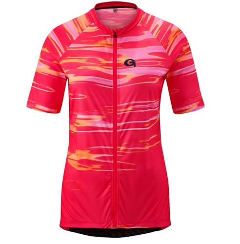 Gonso Damen Rad-Shirt Trikot Durchgehender Reißververschluss Farbe Pink, Größe 48 von RENNER XXL