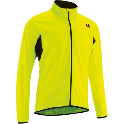 Gonso Serru Herren Radjacke Windjacke Übergrößen Farbe Gelb, Größe 6XL von RENNER XXL