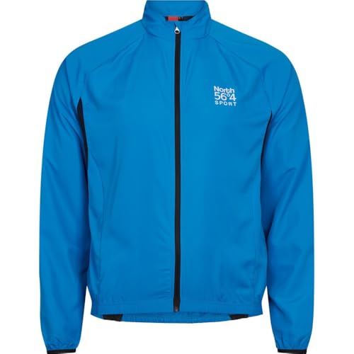 North 56 Alvar - Herren Wind-Fahrradjacke Übergrößen Farbe Blau, Größe 7XL von RENNER XXL