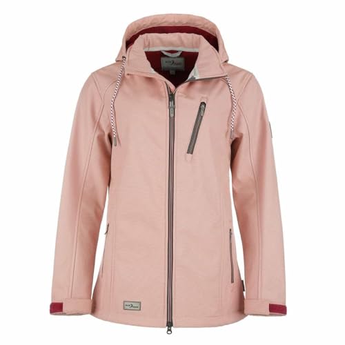 RENNER XXL Blue Wave Jessica Damen Softshelljacke Große Größen Farbe Rosee, Größe 52 von RENNER XXL