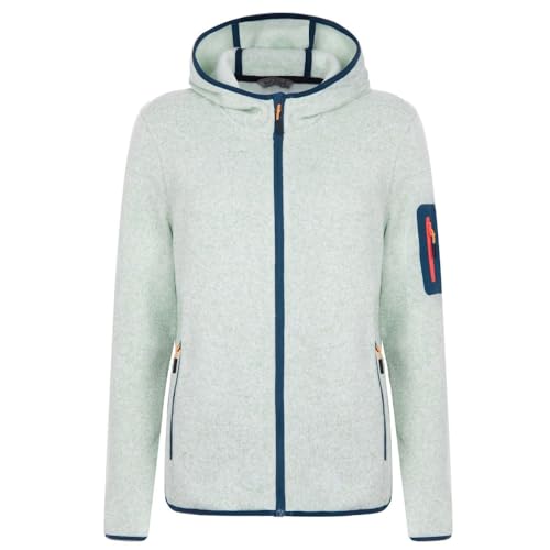 RENNER XXL Blue Wave Lotte Damen Strickfleecejacke Farbe Mint, Größe 56 von RENNER XXL