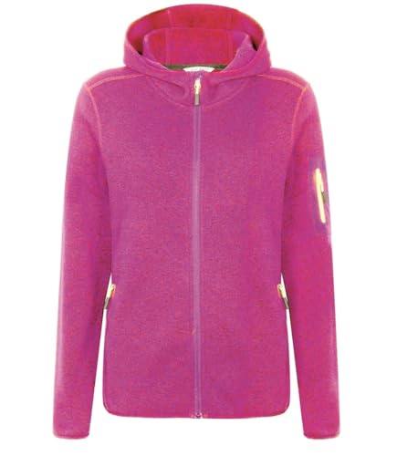 RENNER XXL Blue Wave Lotte Damen Strickfleecejacke Farbe Pink, Größe 54 von RENNER XXL