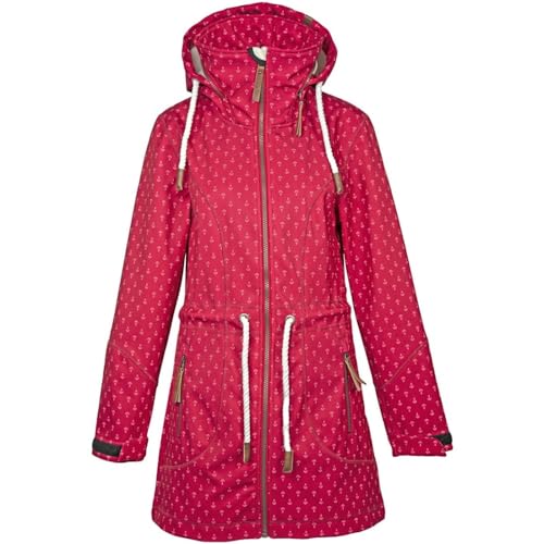 RENNER XXL Brigg Nina Damen Softshellmantel Große Größen Farbe Berry, Größe 46 von RENNER XXL