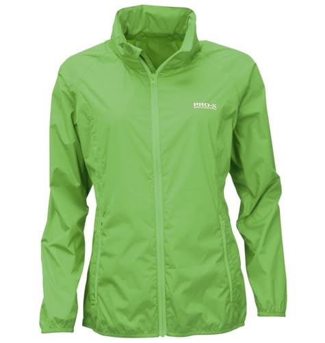 Pro-X Pack It Lady - leichte dünne Regenjacke Damen Farbe Salbei, Größe 56 von RENNER XXL