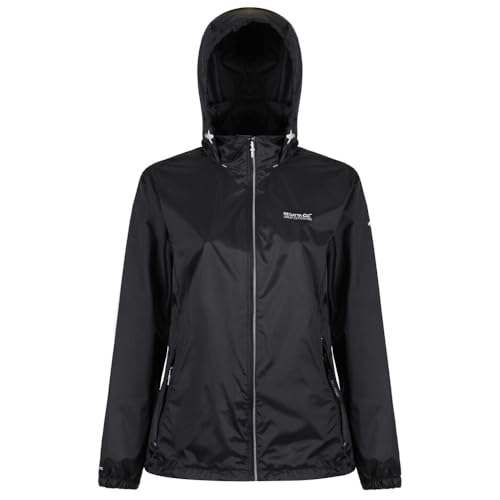 RENNER XXL Wasserdichte Damen Outdoor Regenjacke - Alle Größen Farbe Schwarz, Größe 52 von RENNER XXL