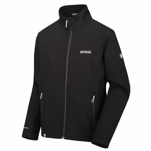 Regatta Cheras Softshell Jacke Herren bis 5XL Farbe Schwarz, Größe 4XL von RENNER XXL