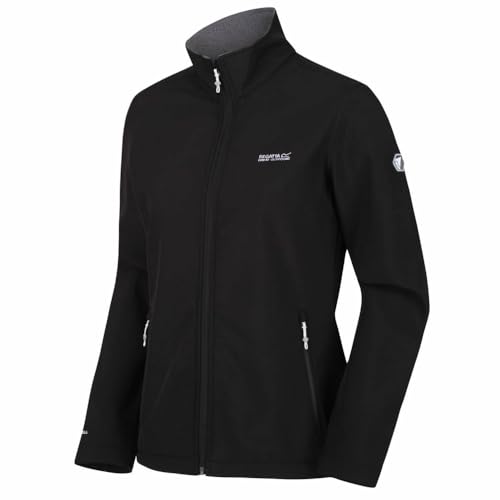 Regatta Damen Softshelljacke in Übergrößen Farbe Schwarz, Größe 48 von RENNER XXL