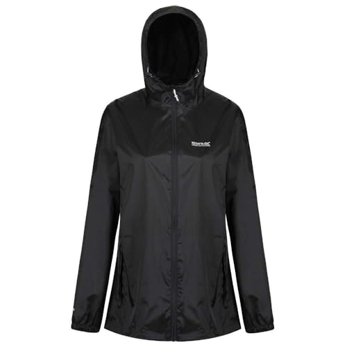 Regatta Pack-It K2 Leichte Dünne Regenjacke Damen Farbe Schwarz, Größe 52 Regatta Pack-It K2 Leichte Dünne Regenjacke Damen Farbe Schwarz, Größe 52 von RENNER XXL