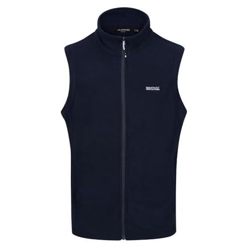 Regatta Tobias Fleece Weste Herren Große Größen Farbe Dunkelblau, Größe 5XL von RENNER XXL