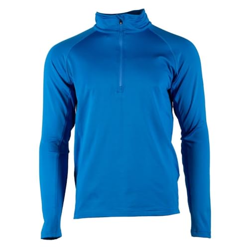 Vail Herren Sport Langarm Shirt Pullover Übergrößen Farbe Blau, Größe 6XL von RENNER XXL