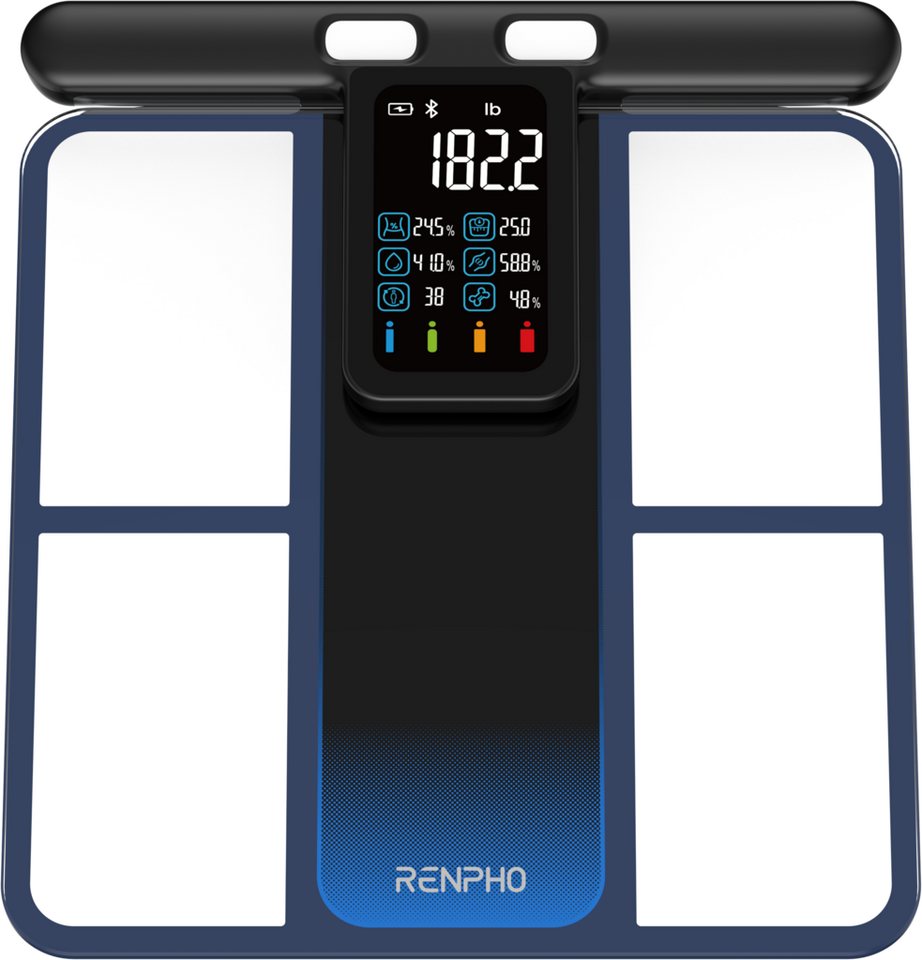 RENPHO Körper-Analyse-Waage Morpho Scan Körperanalysewaage, Mehrere Messungen und umfassende Gesundheitsanalyse von RENPHO