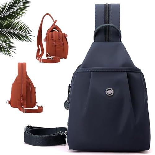 wasserdichte 2-Wege-Pendlertasche, wandelbare Reisetasche, Diebstahlschutz-Reisetasche, für Fitness, Pendeln, Reisen (Dark) von RENQIDD