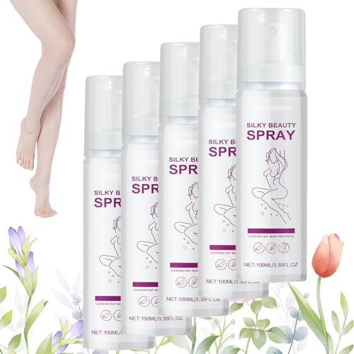 Silky Beauty Spray Depilador, Silky Beauty Spray Hair Remover, Body Hair Removal Foam Spray, Instant Hair Removal Spray for Men & Women von RENTANAC