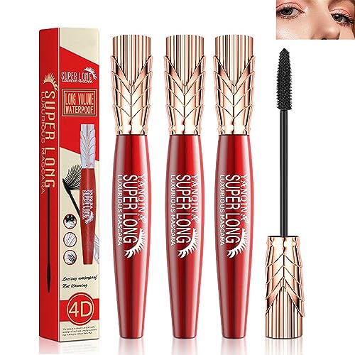 Yanqina Super Long Mascara, 4d Waterproof And Sweat Proof Mascara, Super Long Luxurious Mascara, Stereo Lengthening Mascara,Yanquina Drying And Not Sticky Mascara For Women von RENTANAC