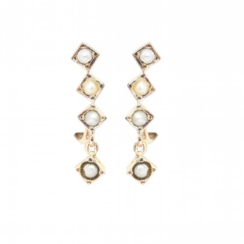 Elisabelina 1810 Vintage Ohrringe in Gold - zweite Hand D361040JC von RENUEVO