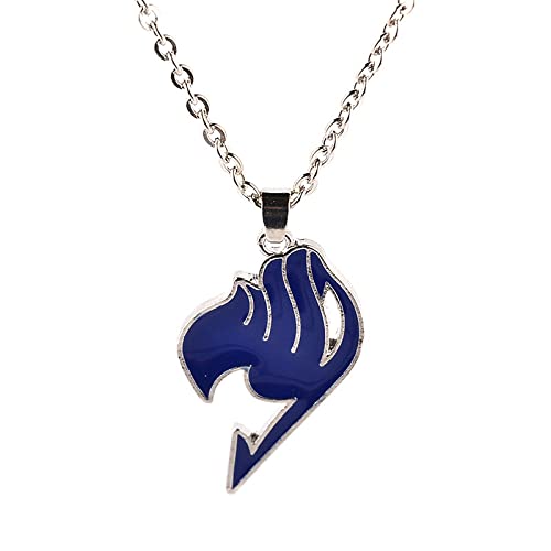 REOZIGN Halskette mit Anhänger Fairy Tail japanischer Animation, Cosplay-Geschenk für Männer und Frauen, Schmuck, Zubehör, Fairy Tail Zubehör, One Size, Legierter Stahl, Kein Edelstein Nein von REOZIGN