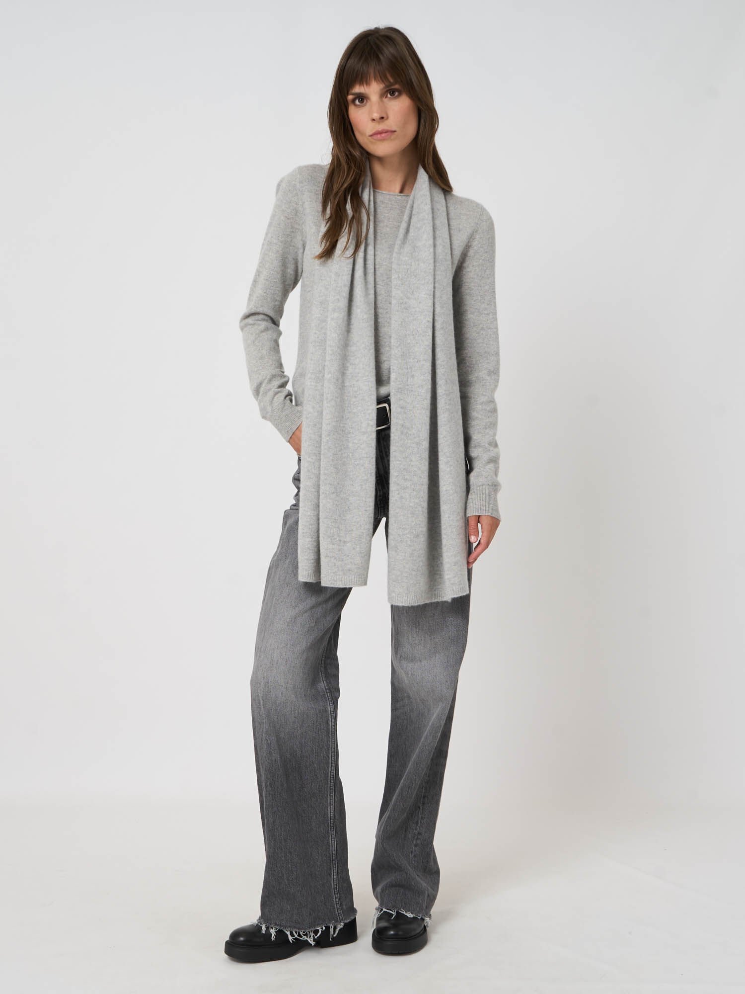 Basic Feinstrick-Schal aus Bio-Kaschmir von REPEAT cashmere