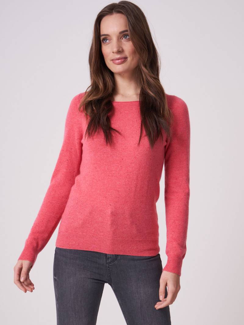 Basic Pullover mit U-Boot-Ausschnitt aus organischem Kaschmir von REPEAT cashmere