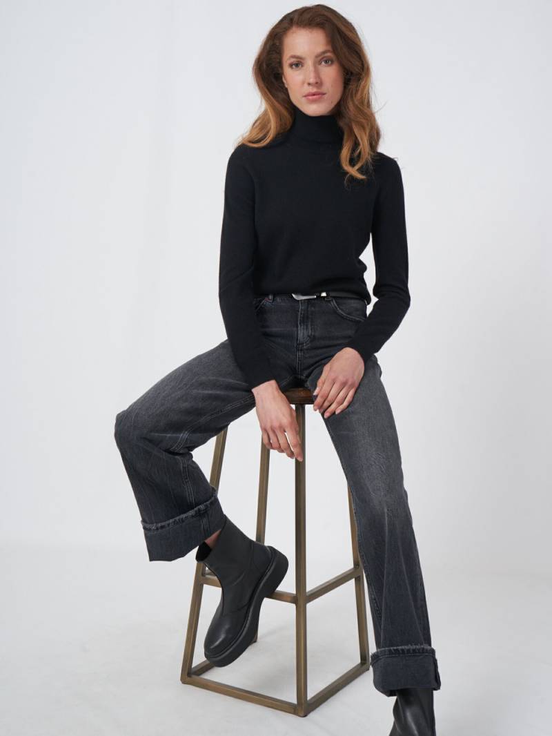 Basic-Rollkragenpullover aus Bio-Kaschmir von REPEAT cashmere