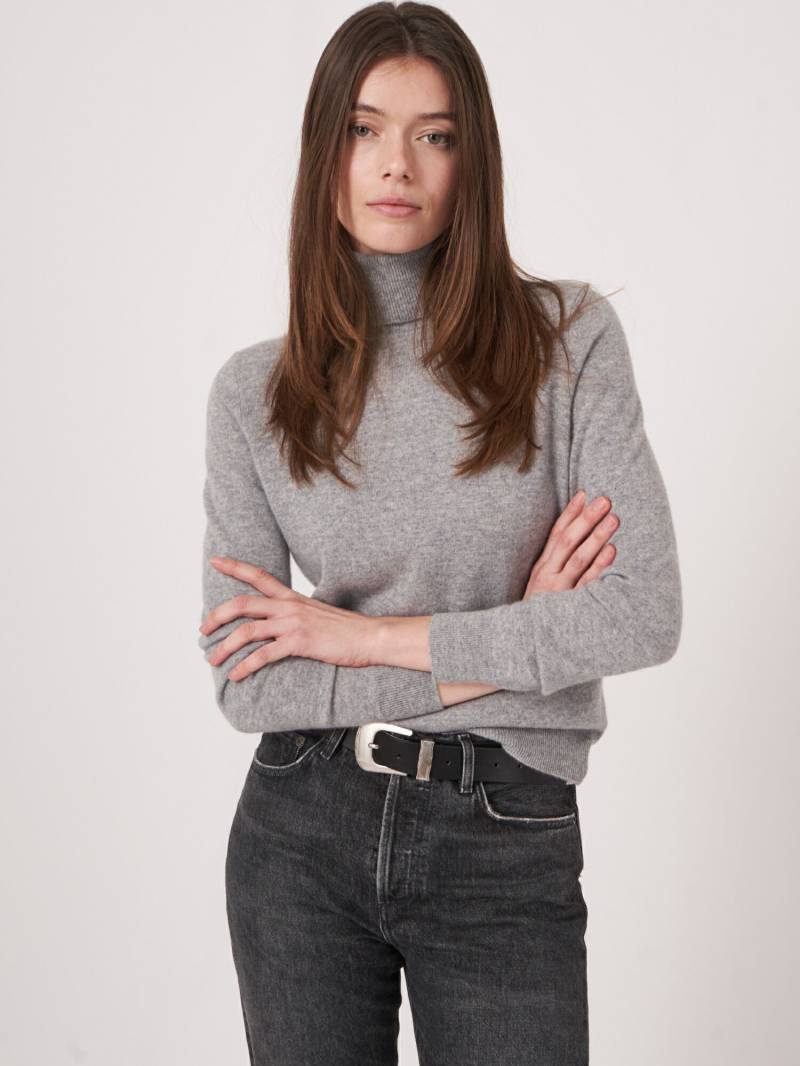 Basic-Rollkragenpullover aus Bio-Kaschmir von REPEAT cashmere