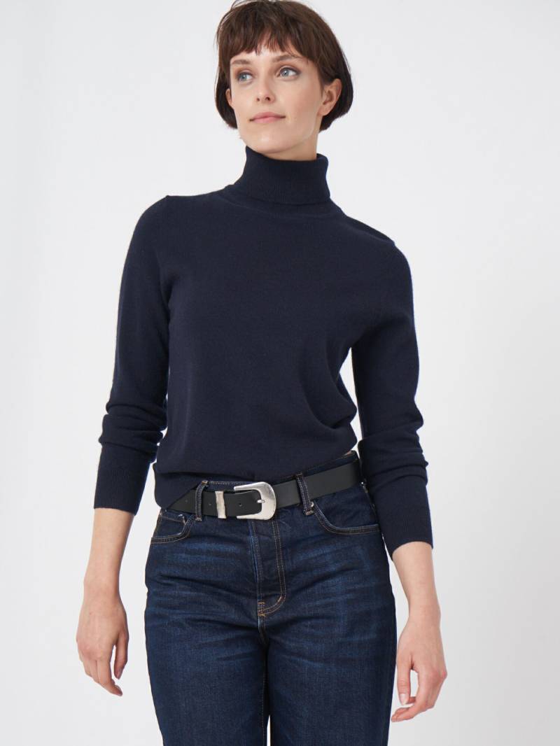 Basic-Rollkragenpullover aus Bio-Kaschmir von REPEAT cashmere