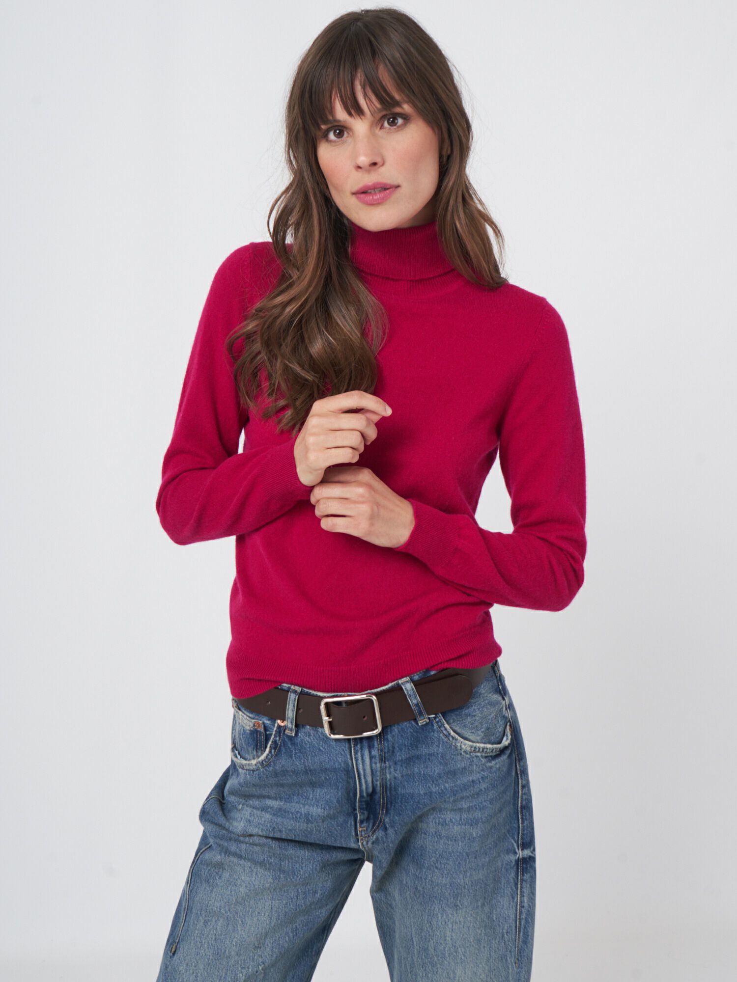 Basic Rollkragenpullover aus Bio-Kaschmir von REPEAT cashmere