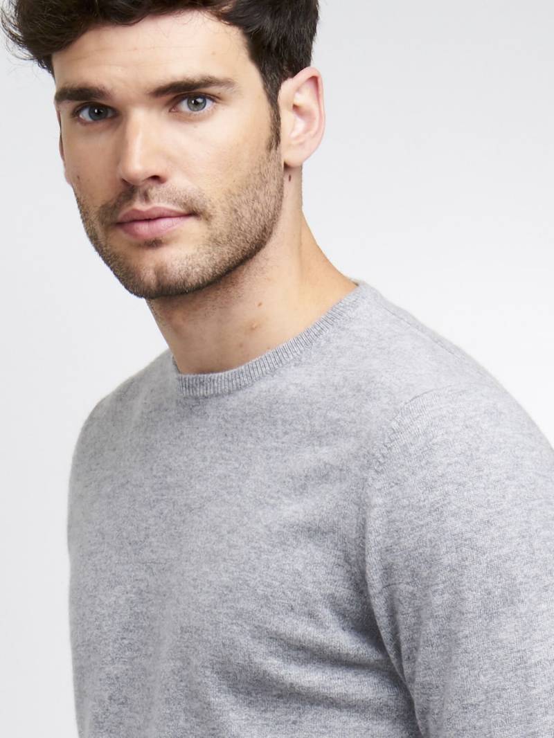 Basic Rundhalspullover aus Kaschmir von REPEAT cashmere