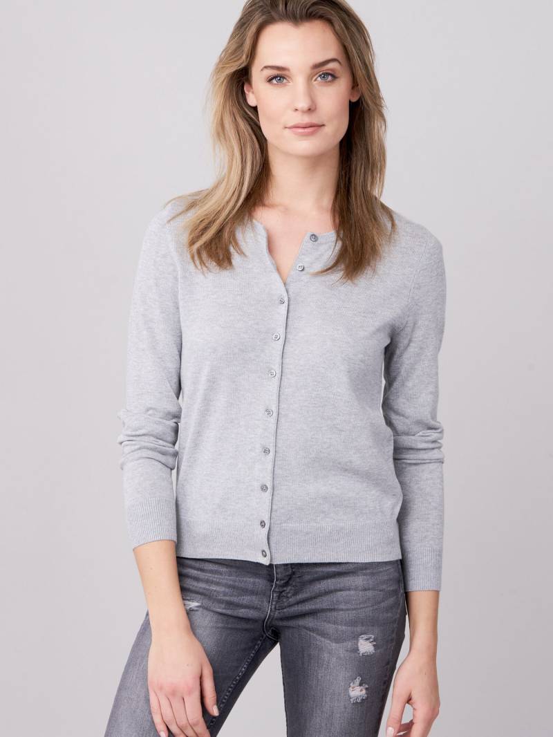 Basic Strickjacke aus Baumwollmischung von REPEAT cashmere