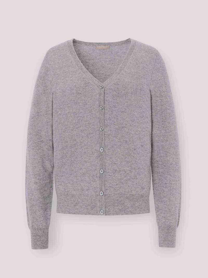 Basic Strickjacke mit V-Ausschnitt aus Bio-Kaschmir von REPEAT cashmere