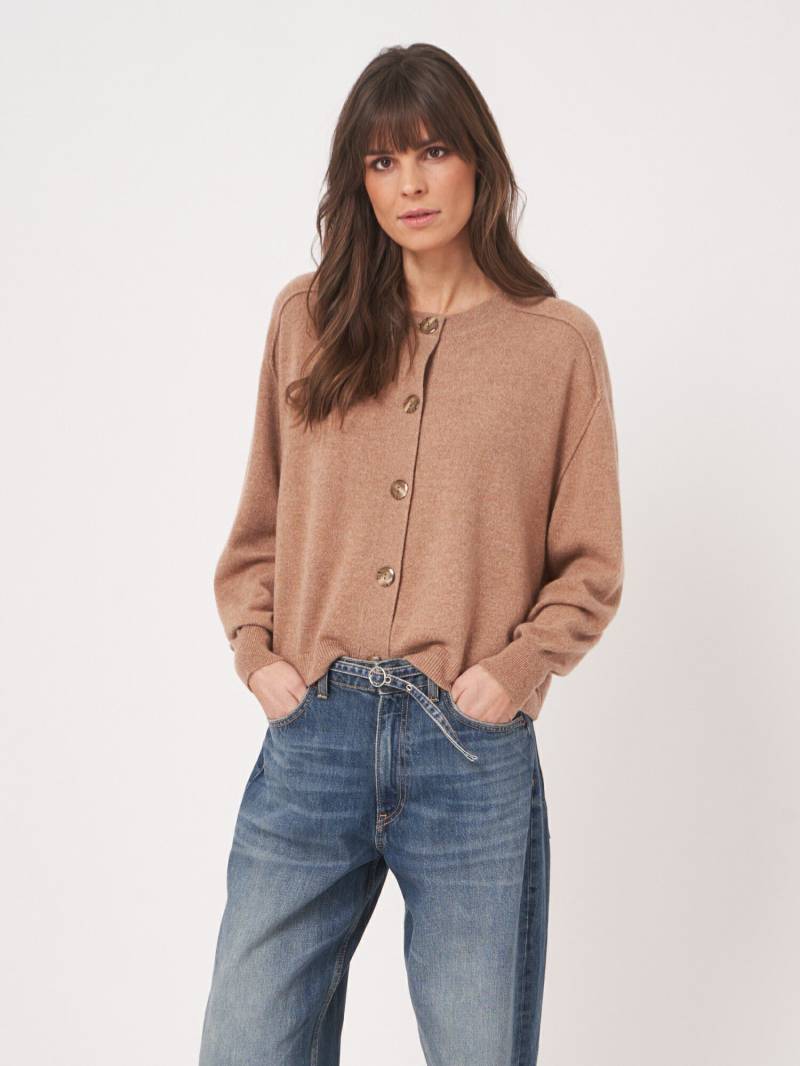 Boxy-Cardigan aus Bio-Kaschmir von REPEAT cashmere